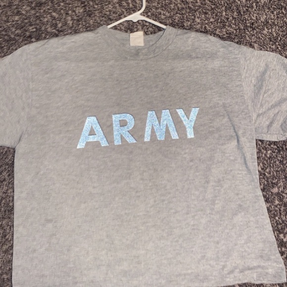 grey army shirt - Picture 2 of 2